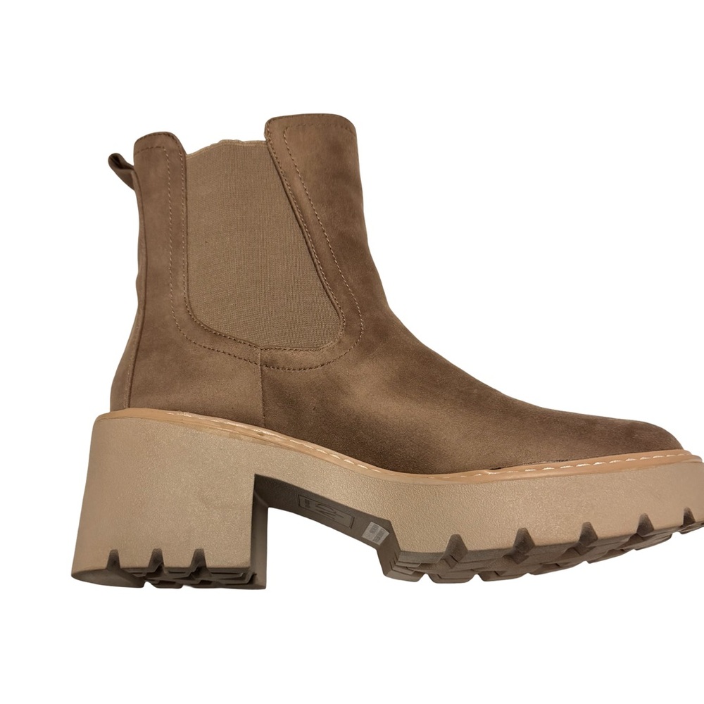 DV by Dolce Vita Tiffany Chelsea Boots | Taupe Suede - Picture 4 of 10